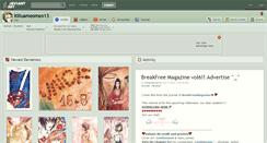 Desktop Screenshot of killuameomeo13.deviantart.com