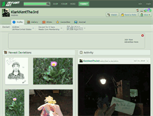 Tablet Screenshot of klarkkentthe3rd.deviantart.com