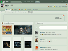 Tablet Screenshot of bathory123.deviantart.com