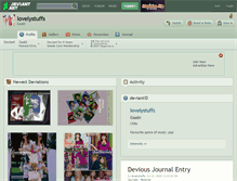 Tablet Screenshot of lovelystuffs.deviantart.com