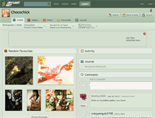 Tablet Screenshot of chocochick.deviantart.com