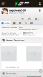 Mobile Screenshot of napolean360.deviantart.com