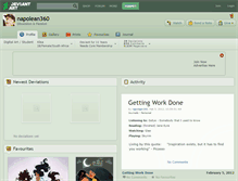 Tablet Screenshot of napolean360.deviantart.com