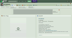 Desktop Screenshot of m-coleman.deviantart.com
