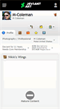 Mobile Screenshot of m-coleman.deviantart.com