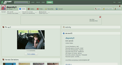 Desktop Screenshot of diepretty9.deviantart.com