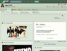 Tablet Screenshot of luga12345.deviantart.com