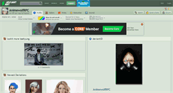 Desktop Screenshot of animewolfrpc.deviantart.com