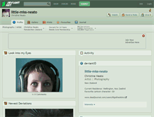 Tablet Screenshot of little-miss-neato.deviantart.com