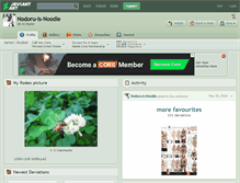 Tablet Screenshot of nodoru-is-noodle.deviantart.com