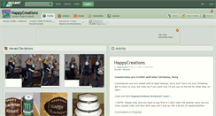 Desktop Screenshot of happycreations.deviantart.com