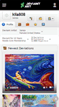 Mobile Screenshot of kila808.deviantart.com