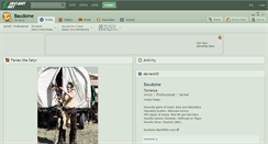 Desktop Screenshot of baudome.deviantart.com