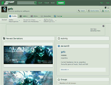 Tablet Screenshot of gefo.deviantart.com