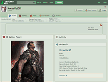 Tablet Screenshot of konartist3d.deviantart.com