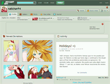 Tablet Screenshot of natichan94.deviantart.com