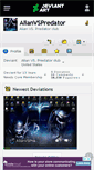 Mobile Screenshot of alianvspredator.deviantart.com