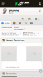 Mobile Screenshot of plusone.deviantart.com