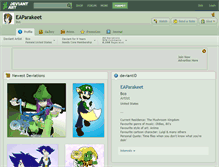 Tablet Screenshot of eaparakeet.deviantart.com