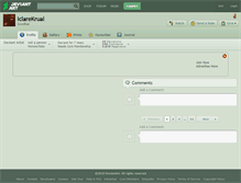 Tablet Screenshot of iclarekrual.deviantart.com