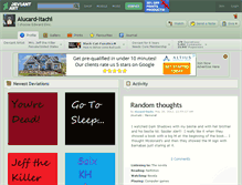 Tablet Screenshot of alucard-itachi.deviantart.com