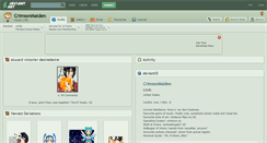 Desktop Screenshot of crimsonmaiden.deviantart.com
