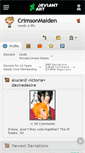 Mobile Screenshot of crimsonmaiden.deviantart.com