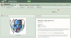 Desktop Screenshot of calimachan.deviantart.com