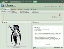 Tablet Screenshot of da-choopsta.deviantart.com