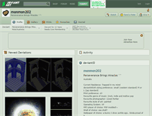 Tablet Screenshot of monmon202.deviantart.com