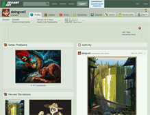 Tablet Screenshot of doingwell.deviantart.com