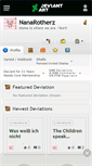 Mobile Screenshot of nanarotherz.deviantart.com