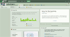 Desktop Screenshot of mybluedragon.deviantart.com