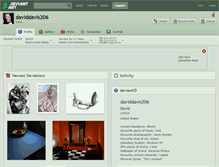 Tablet Screenshot of daviddavis206.deviantart.com