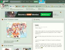 Tablet Screenshot of airmi.deviantart.com