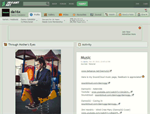 Tablet Screenshot of da16x.deviantart.com