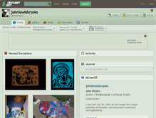 Tablet Screenshot of johnlewisbrooks.deviantart.com