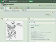 Tablet Screenshot of johnny-johnson.deviantart.com