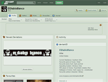 Tablet Screenshot of eldiabloblanco.deviantart.com