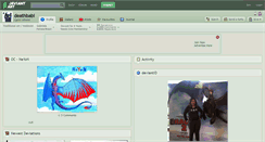 Desktop Screenshot of deathbabi.deviantart.com