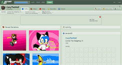 Desktop Screenshot of conythewolf.deviantart.com