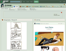 Tablet Screenshot of dividesign.deviantart.com