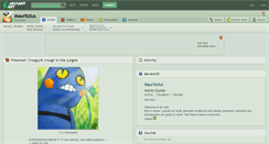 Desktop Screenshot of mauritzius.deviantart.com