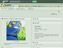 Tablet Screenshot of mauritzius.deviantart.com
