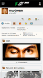 Mobile Screenshot of myydream.deviantart.com