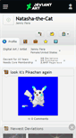 Mobile Screenshot of natasha-the-cat.deviantart.com