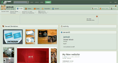 Desktop Screenshot of jackoub.deviantart.com