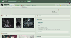 Desktop Screenshot of antrophy.deviantart.com