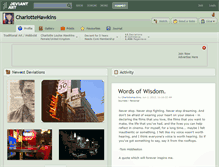 Tablet Screenshot of charlottehawkins.deviantart.com