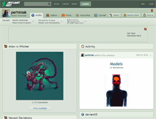 Tablet Screenshot of perhiniak.deviantart.com